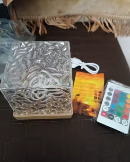 Customer photo review of Cubo de Ondas Luces de Colores