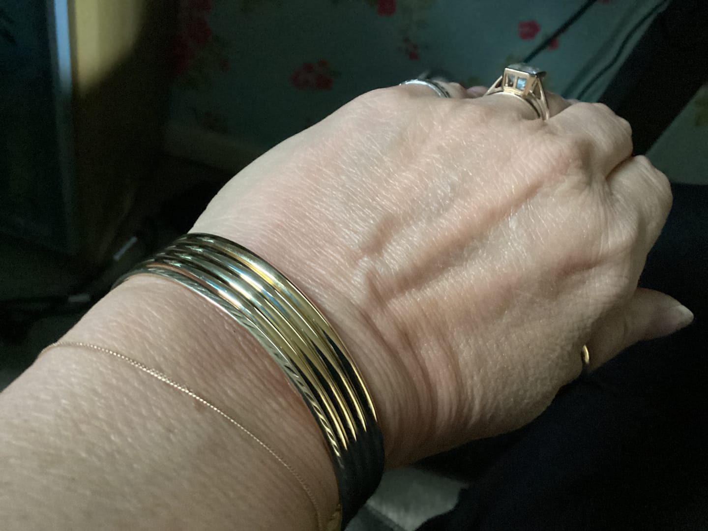Customer photo review of Classic Gold Bangle