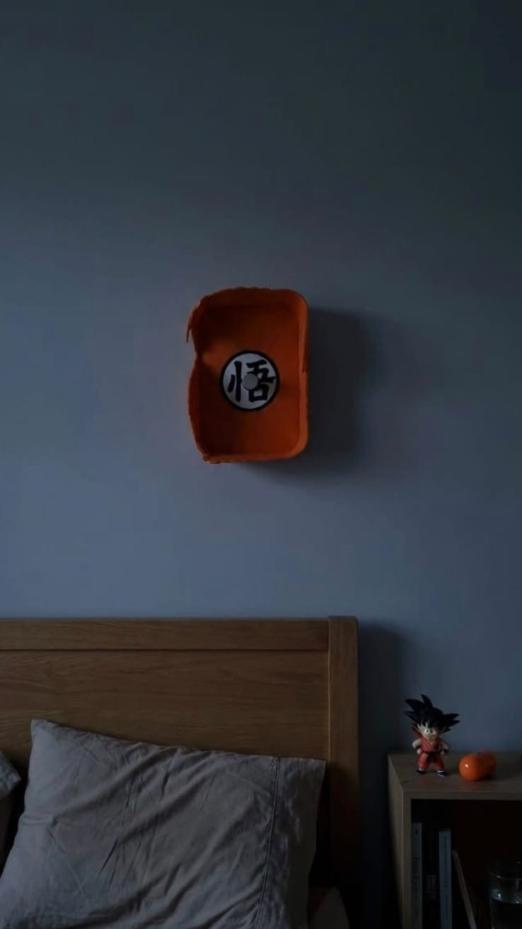 Customer photo review of Goku Shadow Projection Wall Lamp