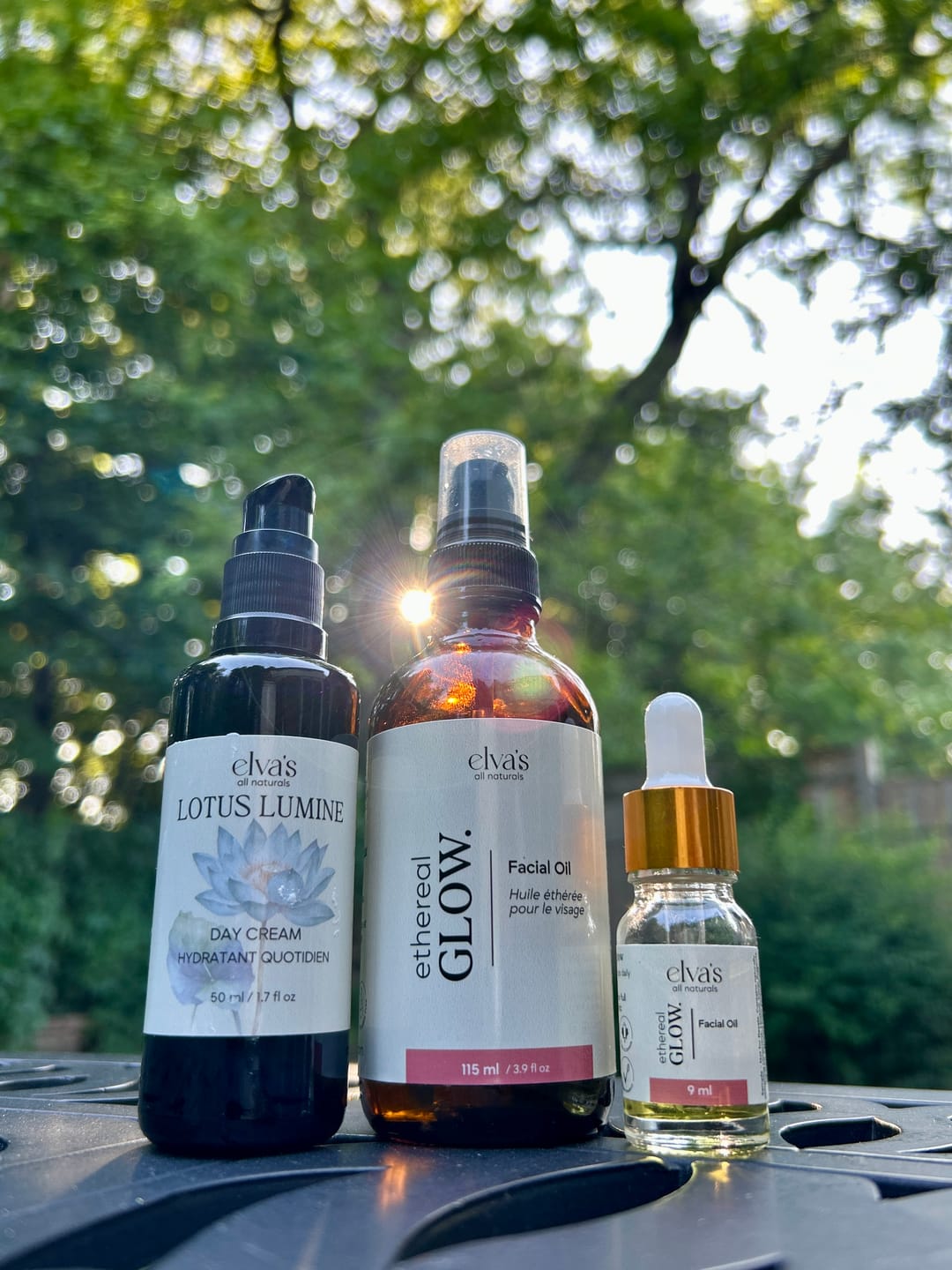 Customer photo review of Ethereal GLOW. Facial Oil