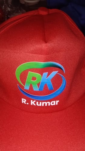 Customer photo review of Customized Caps | Customized With Your Company Logo