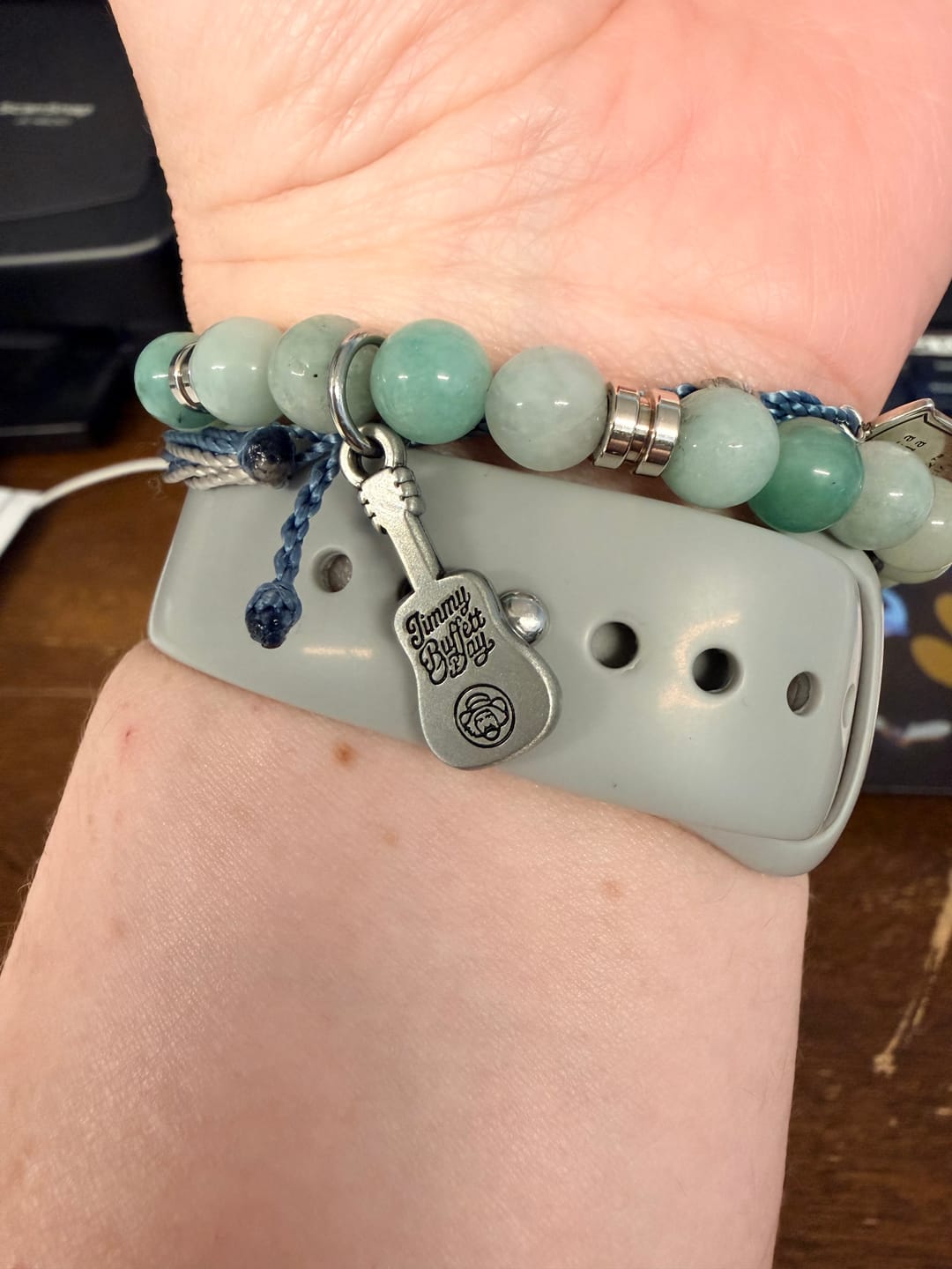 Customer photo review of 2026 Jimmy Buffett Day Beaded Bracelet