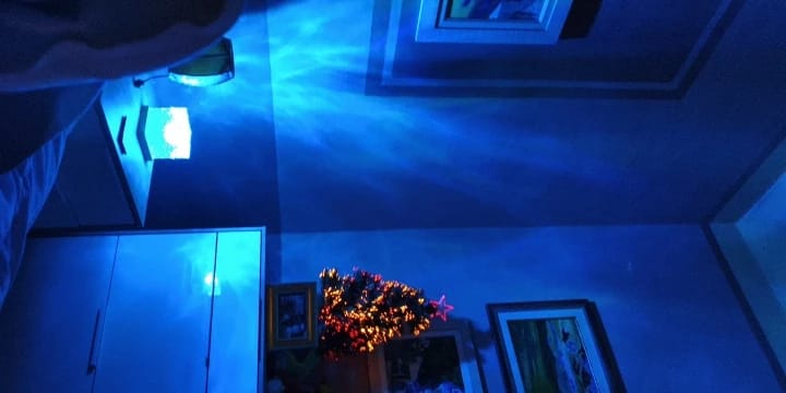 Customer photo review of Cubo de Ondas Luces de Colores