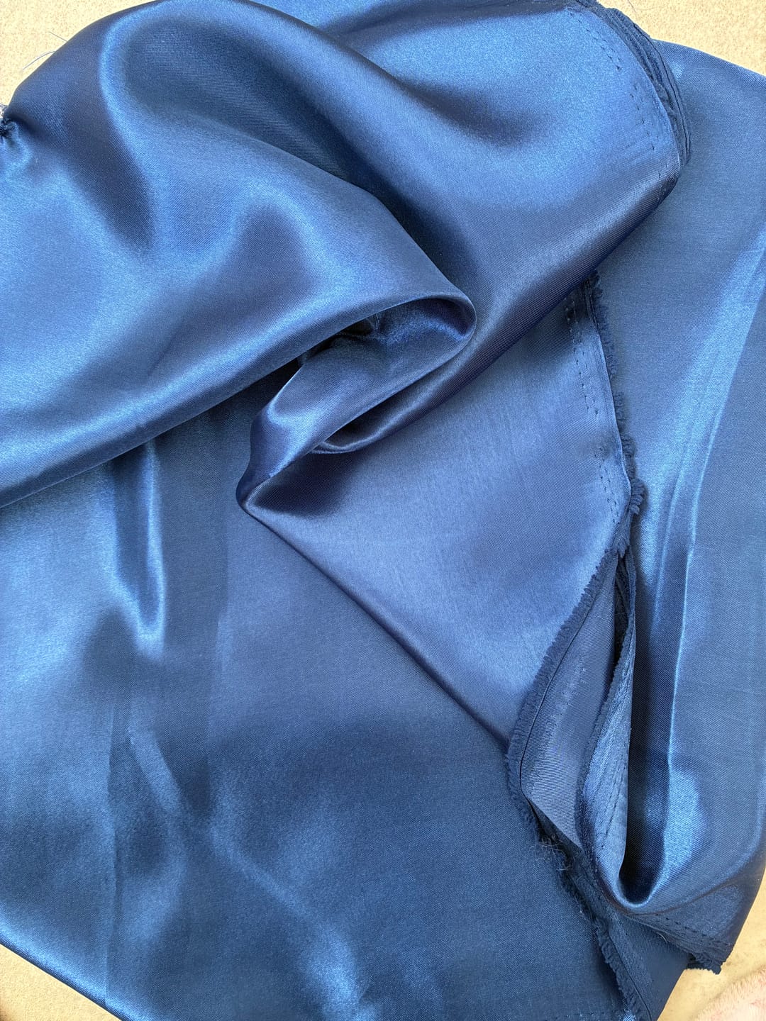 Customer photo review of Liquid Satin Fabric