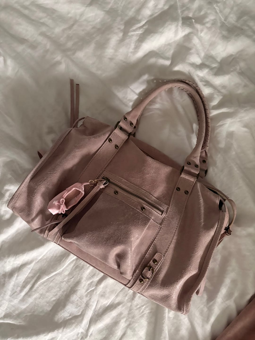 Customer photo review of It girl bag vanilla pink