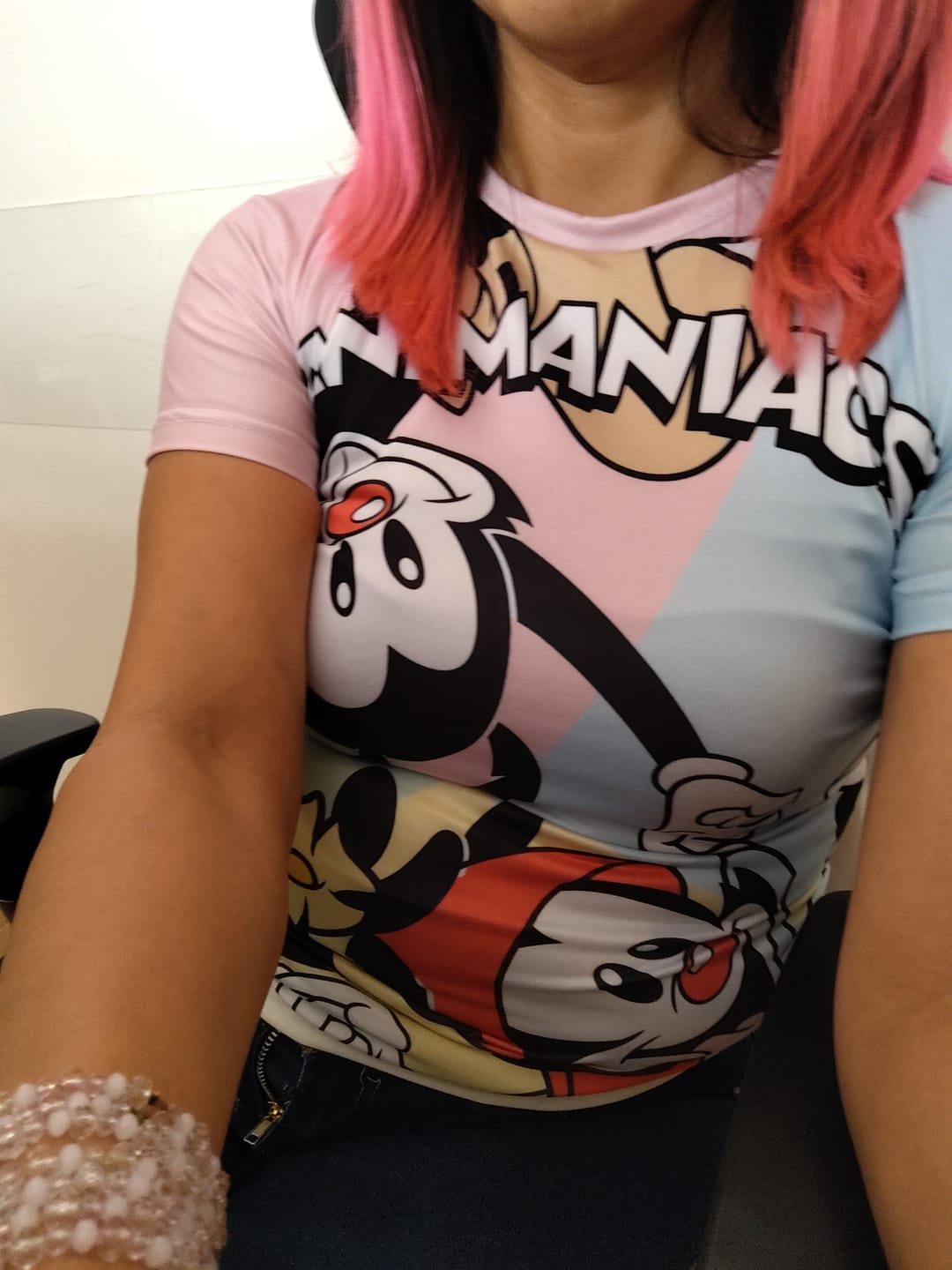 Customer photo review of Playera Pijama Animaniacs Color Fun