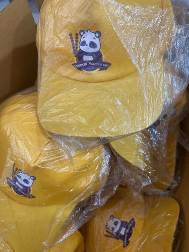 Customer photo review of Customized Caps | Customized With Your Company Logo