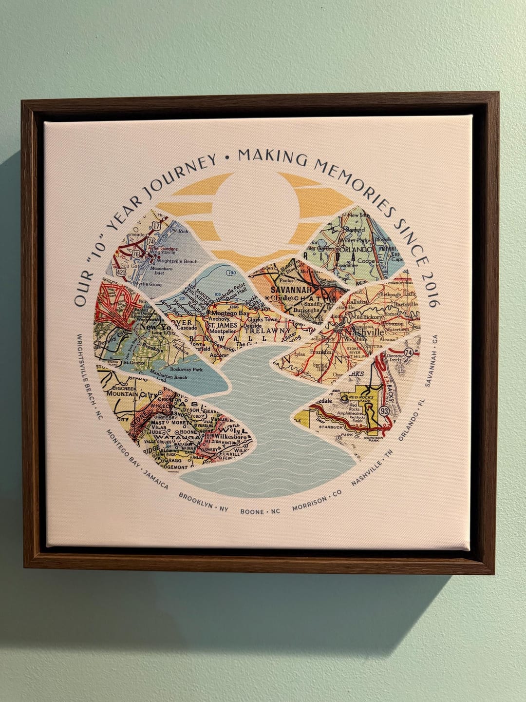 Customer photo review of Milestones Map [Digital Only]