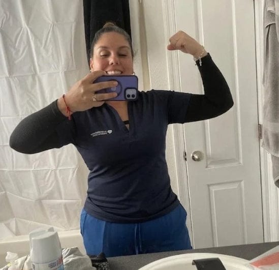 Customer photo review of Silix™ ArmSculpt Smoothing Shaper