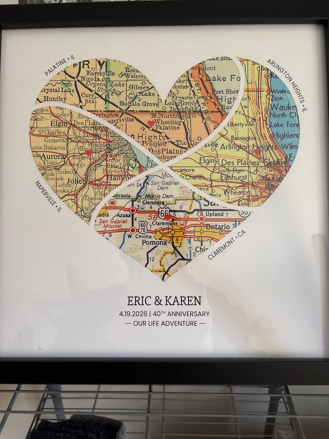 Customer photo review of Milestones Map [Digital Only]