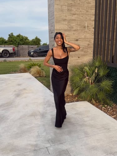 Customer photo review of Cornelia Maxi Dress