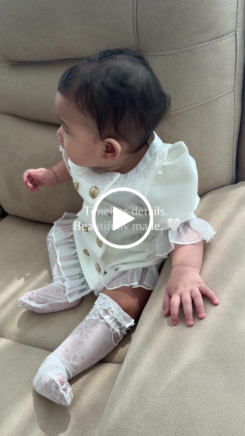 Customer video review of White Tuxedo Dress