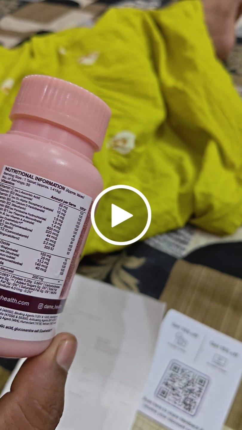 Customer video review of Pre-Pregnancy Support | Women's Preconception Multivitamin