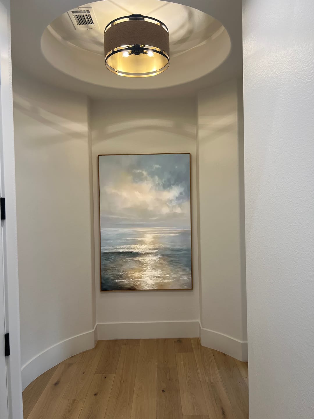 Customer photo review of Abstract Ocean And Sky Canvas Art #OS027