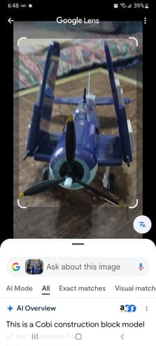 Customer photo review of COBI Grumman F6F Hellcat Fighter : Set #5883