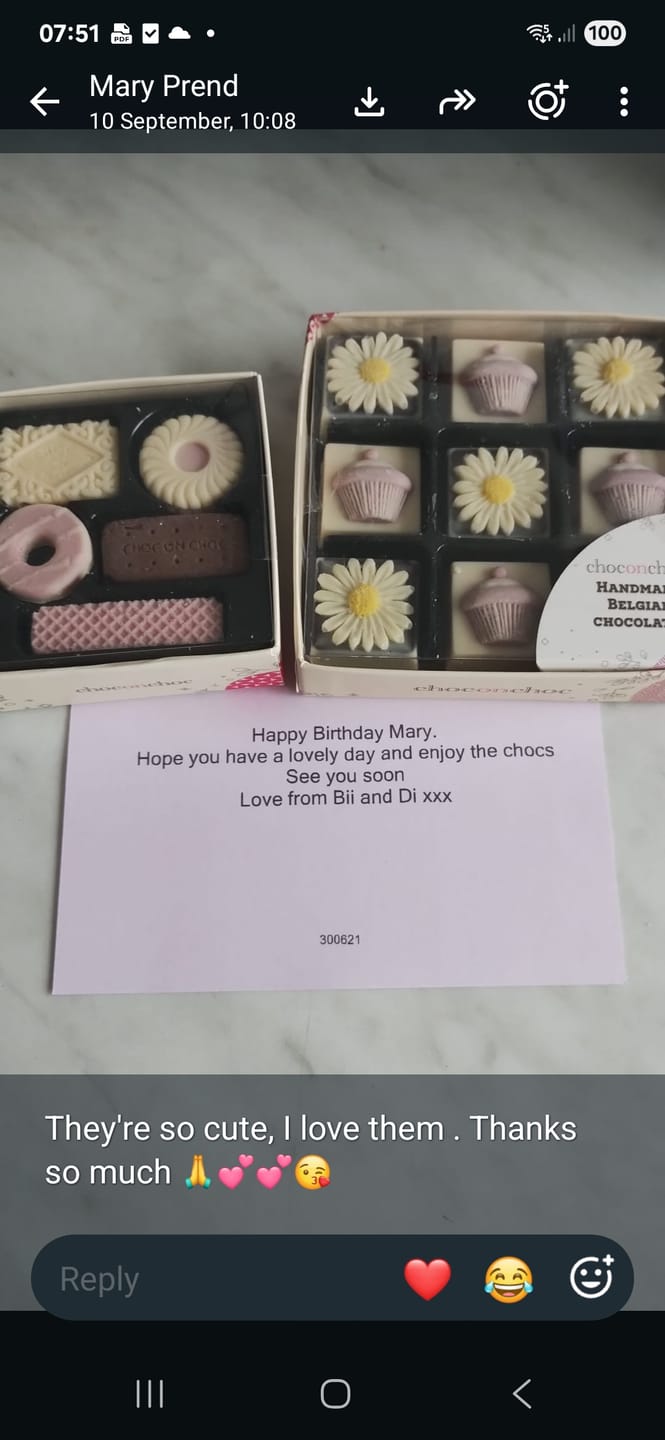 Customer photo review of Chocolate Daisies And Cupcakes