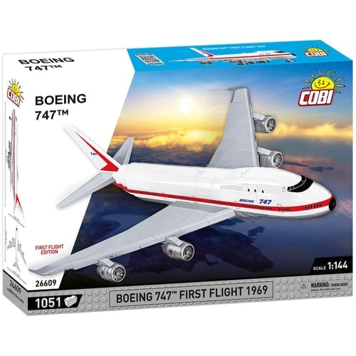 Customer photo review of COBI FIRST FLIGHT EDITION Boeing 747 Passenger Jet 1969: Set #26609