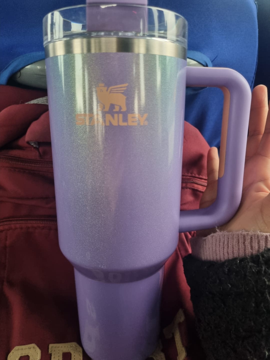Customer photo review of Quencher H2.0 Adventure Periwinkle Shimmer | 1.18 lt