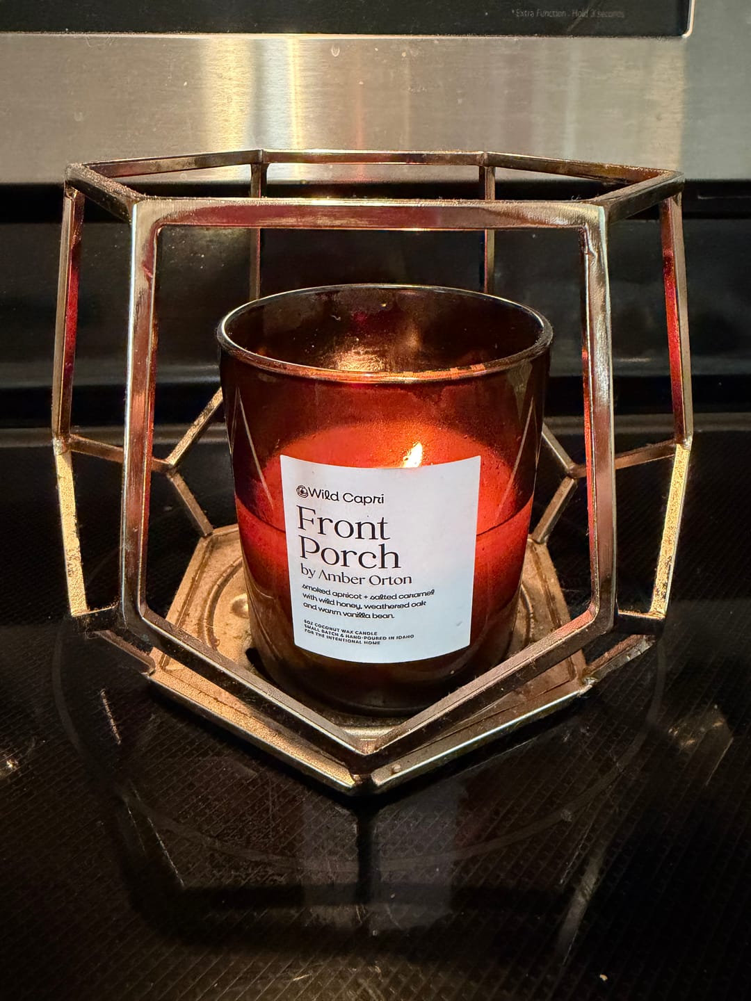 Customer photo review of Front Porch Candle by Amber Orton