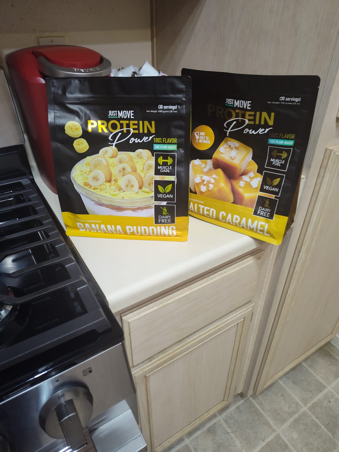 Customer photo review of Banana Pudding Protein