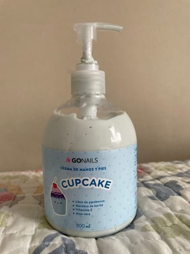 Customer photo review of Crema de Manos y Pies - Cupcake 500 ml
