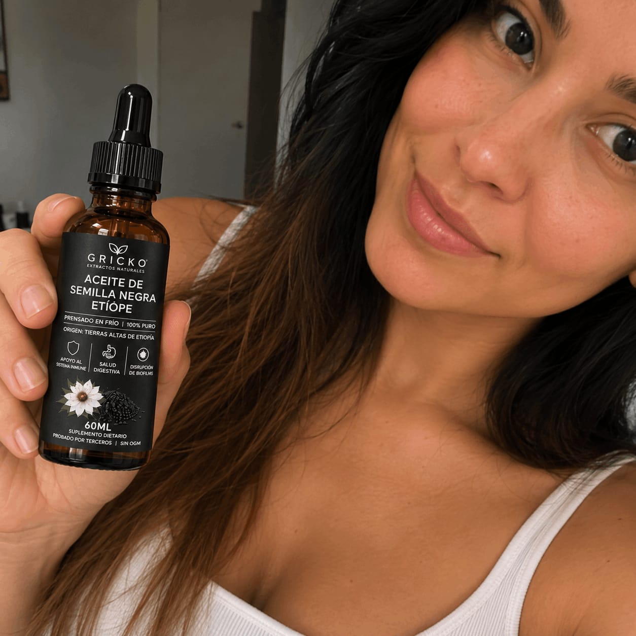 Customer photo review of Aceite de Semilla negra Etíope-5% Timoquinona