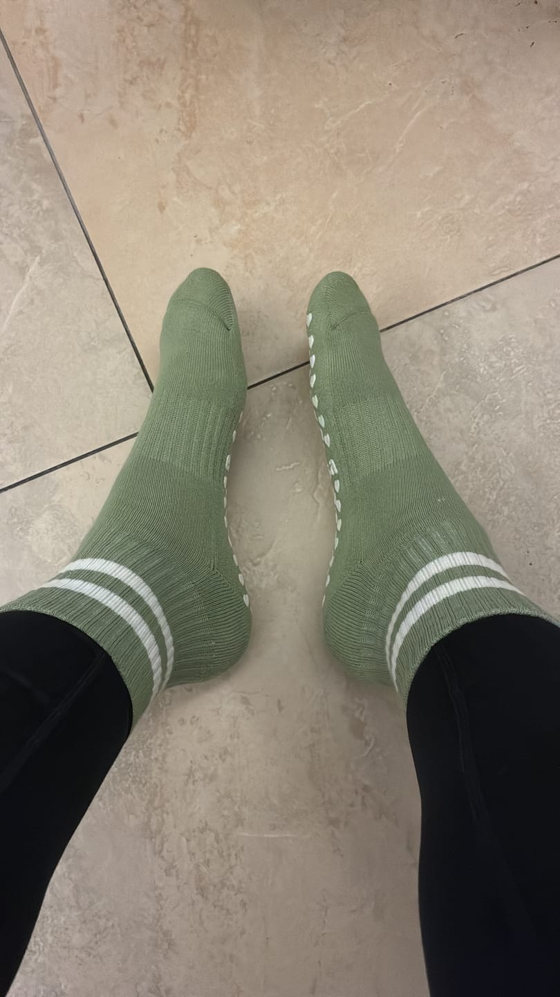 Customer photo review of Grip Stripes - Matcha