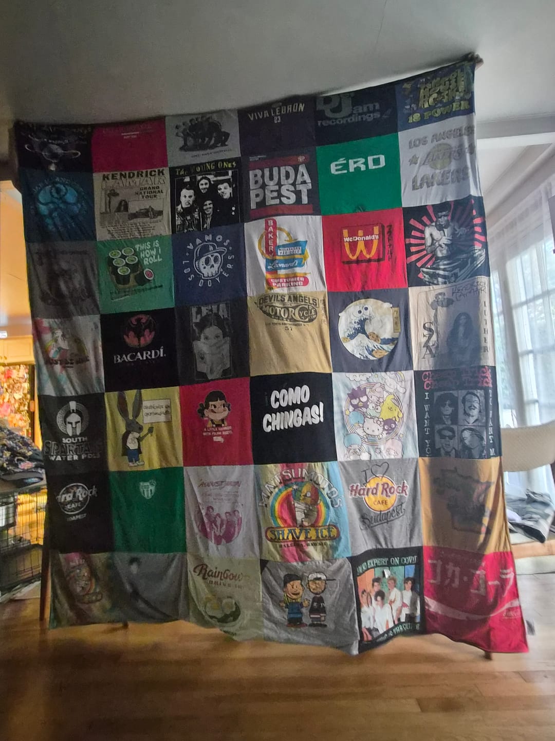 Customer photo review of Project Repat T-Shirt Quilt