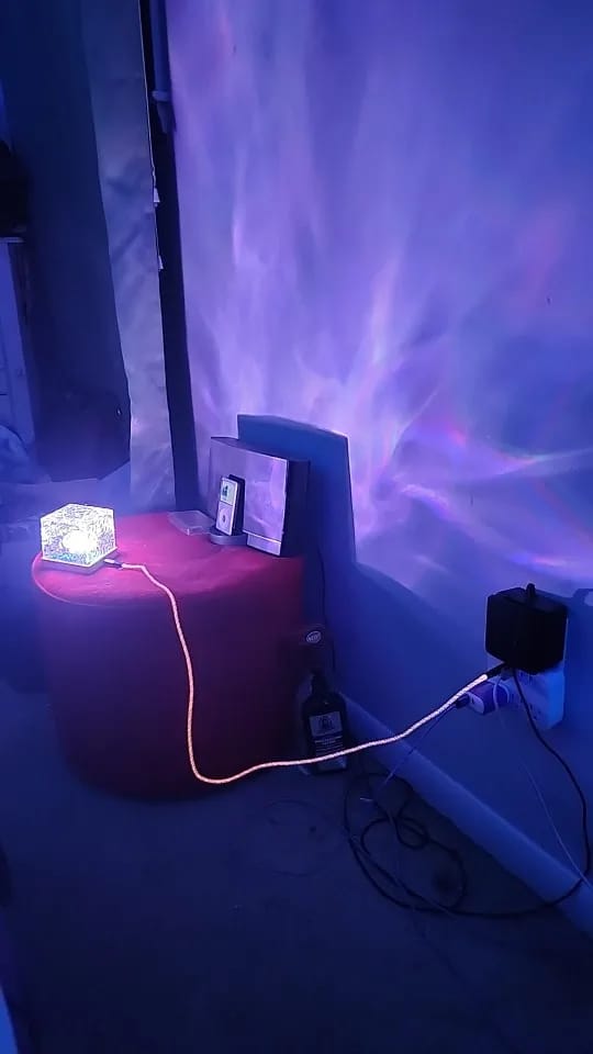 Customer photo review of Cubo de Ondas Luces de Colores
