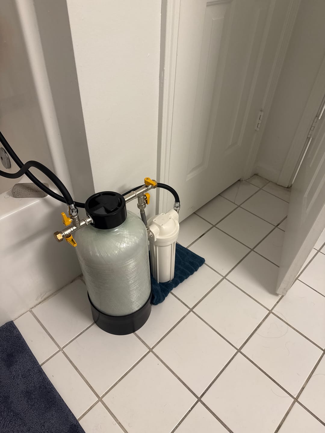 Customer photo review of Shower Water Softener System for Hard Water