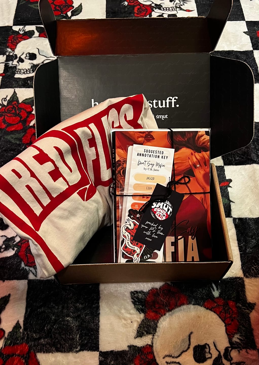 Customer photo review of good girl book club subscription