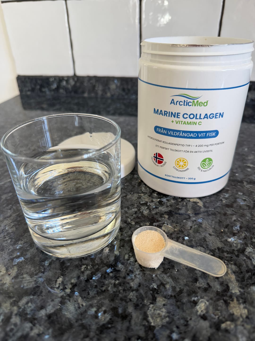 Customer photo review of Marine Collagen + Vitamin C
