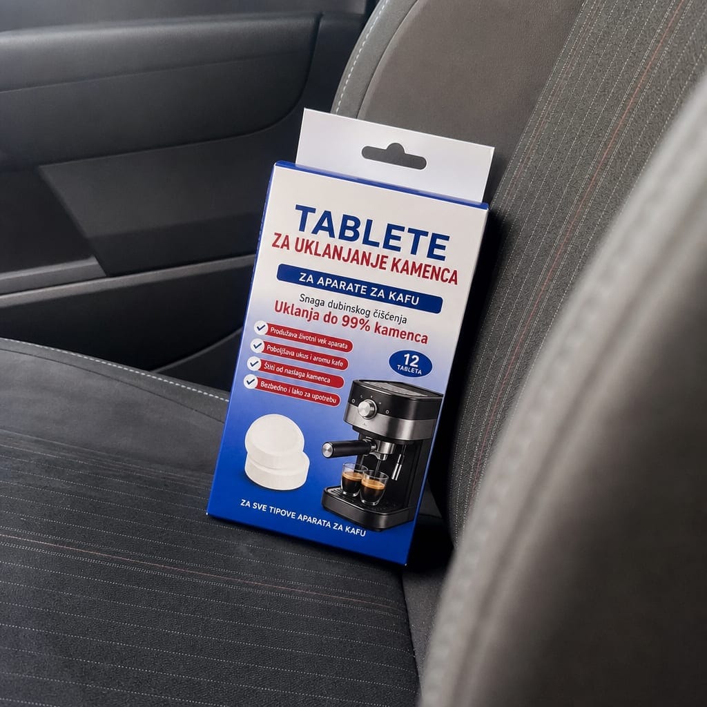 Customer photo review of Tablete za čišćenje aparata za kafu – 12 kom