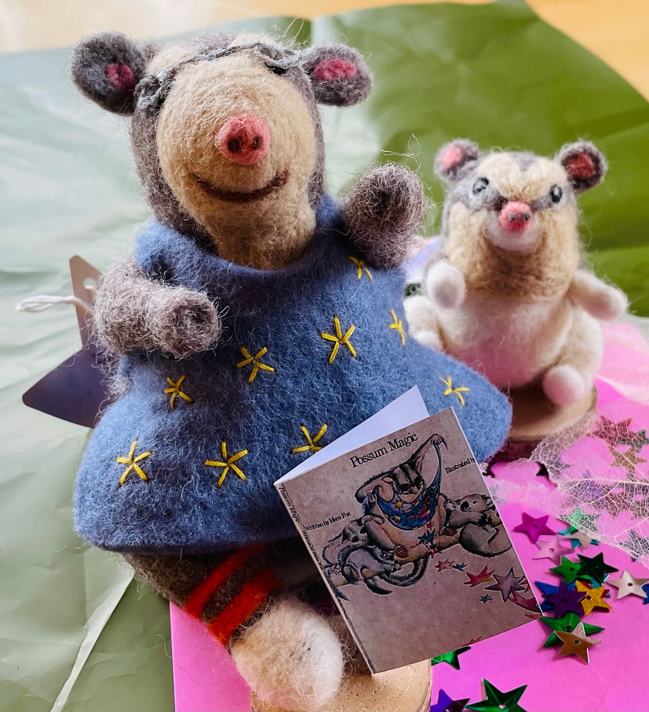 Customer photo review of Possum Magic Grandma Poss and Hush Toy Playset (Licensed)