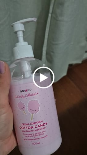 Customer photo review of Crema de Cuerpo Reafirmante e Hidratante - Cotton Candy