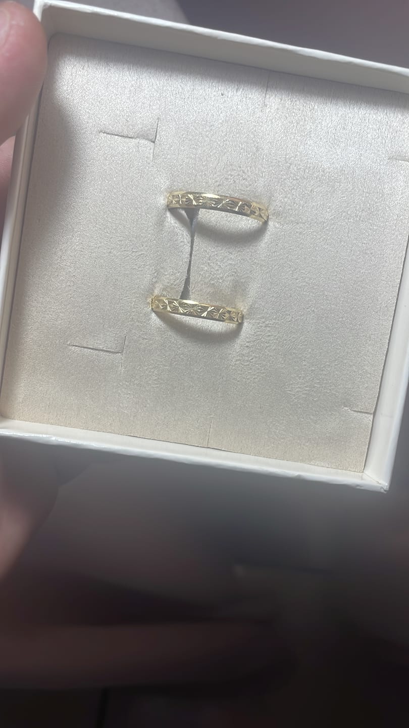 Customer photo review of Anello Fedina Neve