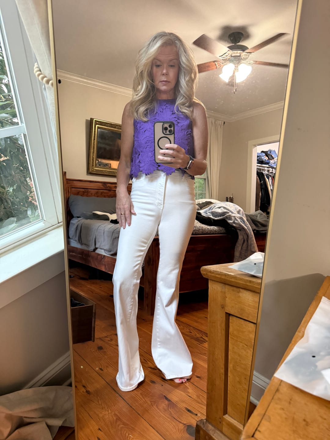 Customer photo review of Orchid Lace Top