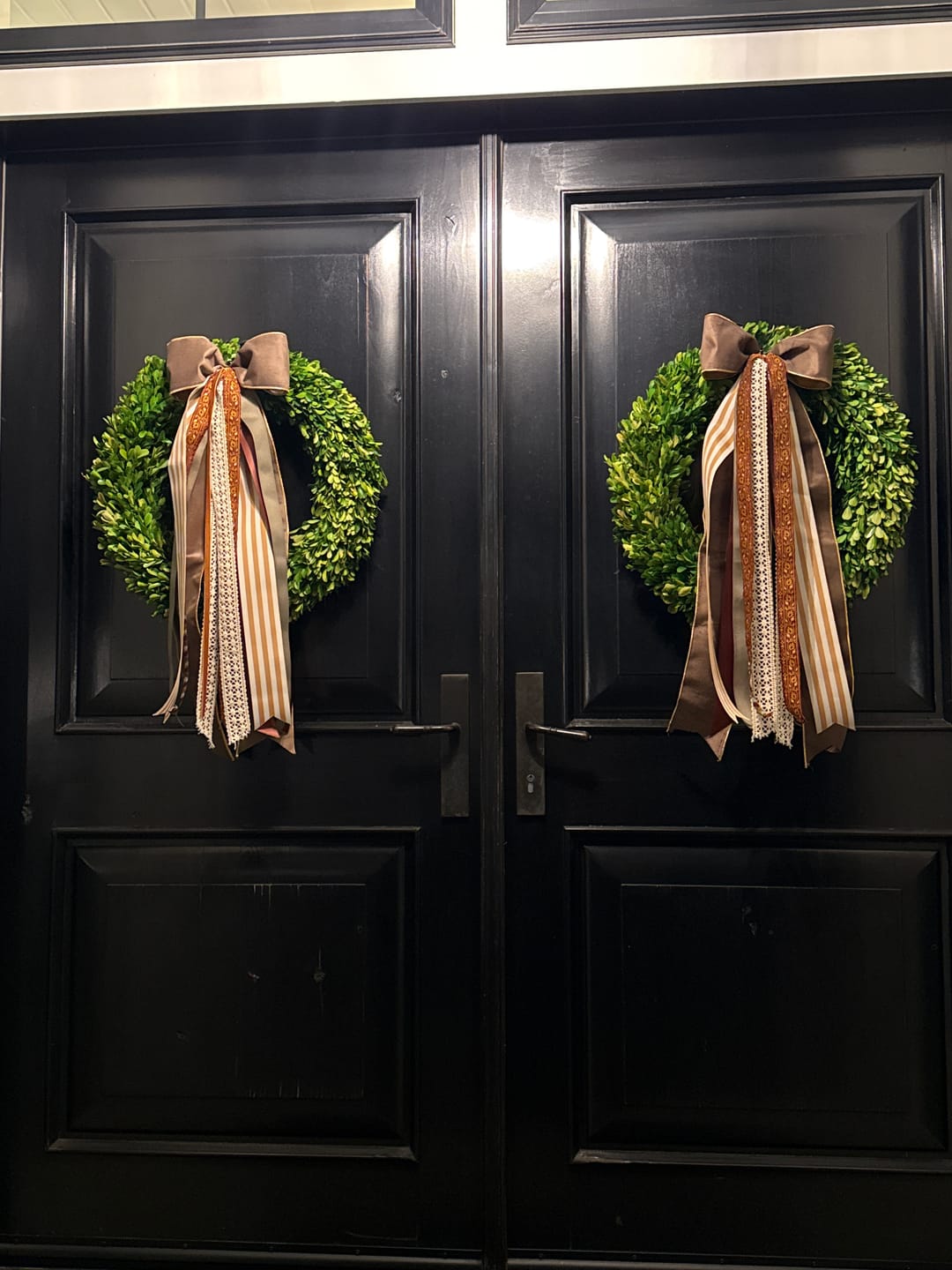 Customer photo review of Golden Harvest Wreath Ribbon