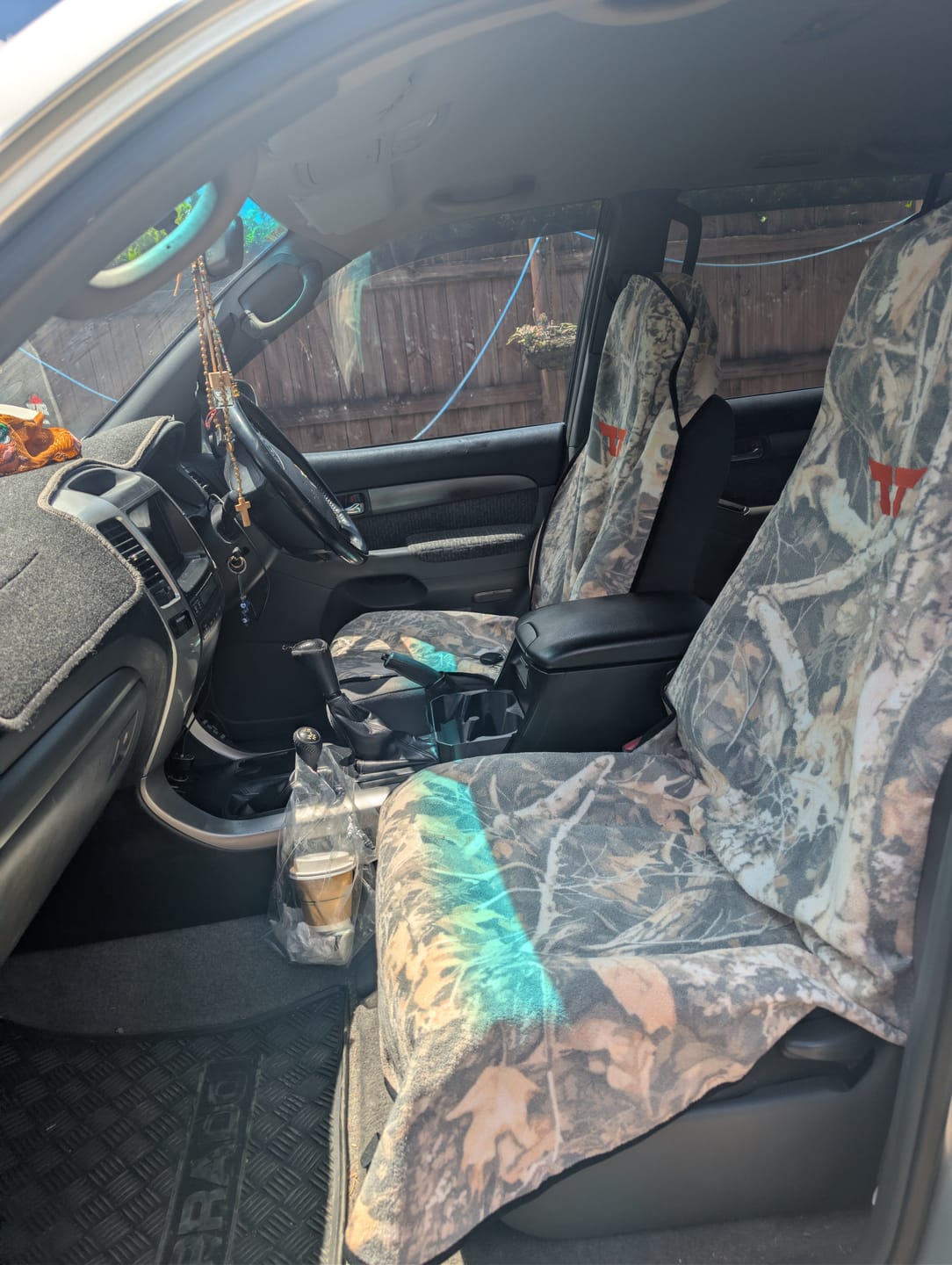 Customer photo review of Waterproof Car Towel Seat Cover