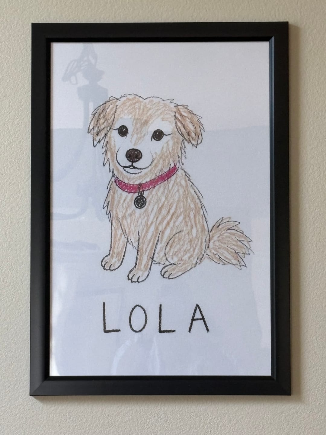 Customer photo review of Scribble - Personalized Poster