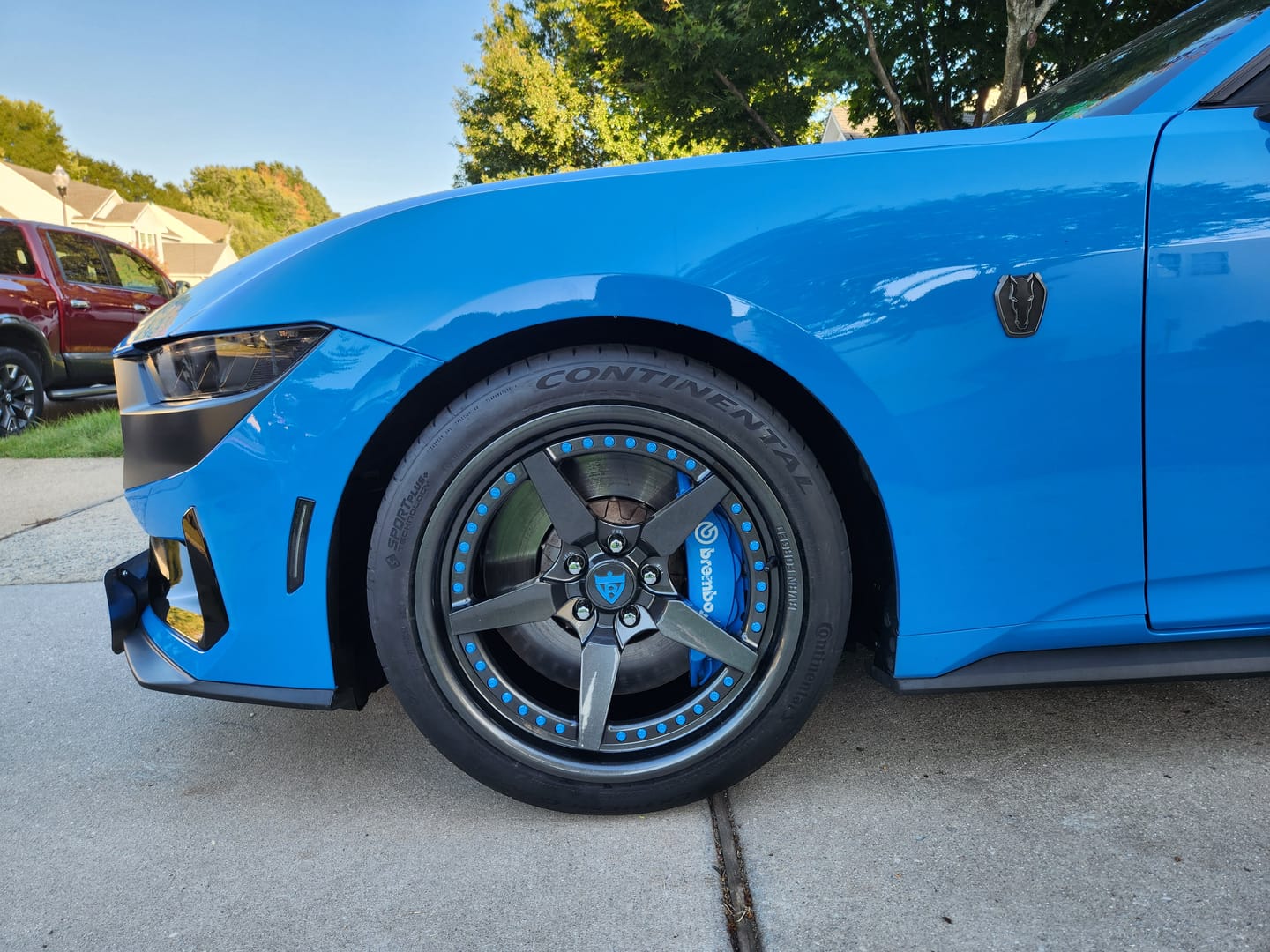 Customer photo review of RV-DF14 • Mustang Dark Horse • Gloss Gunmetal Forged Setup