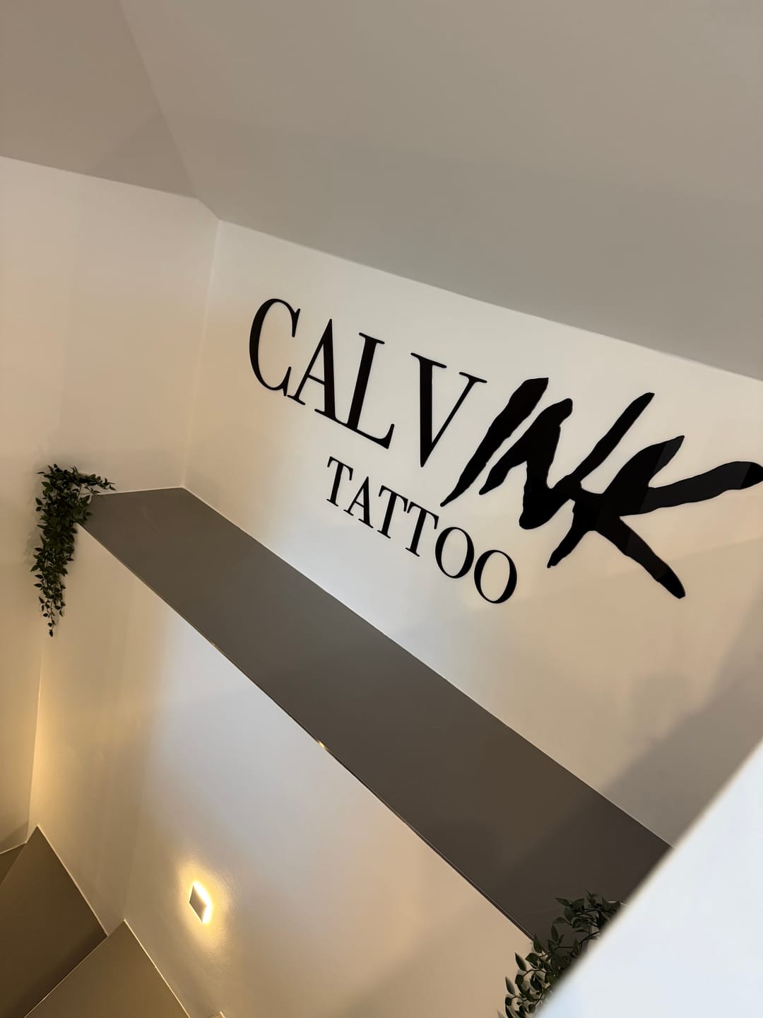 Customer photo review of 3D Logo Calvin Calv INK - Tattoo