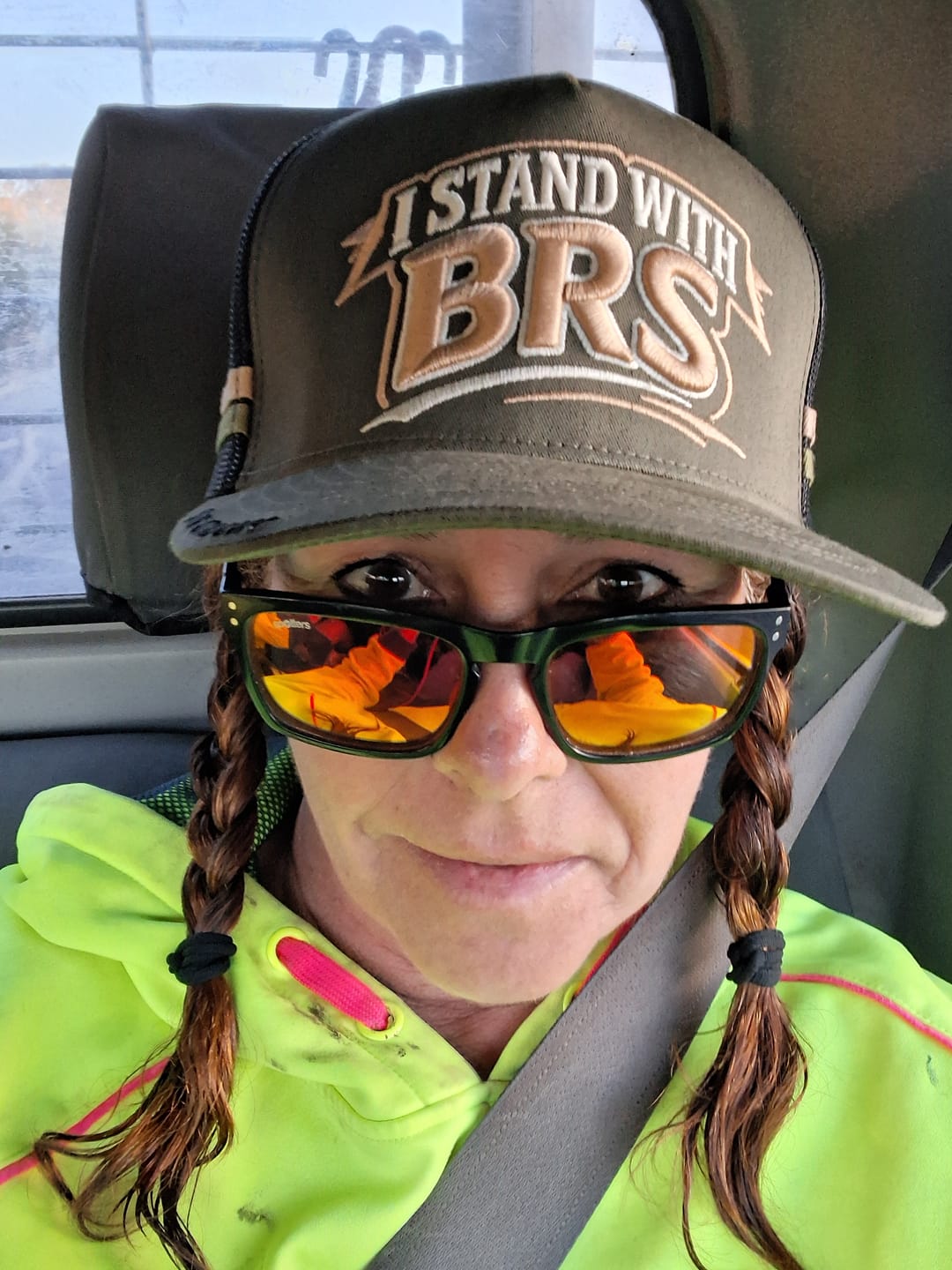 Customer photo review of Big Chocky | Stand With BRS Trucker Cap
