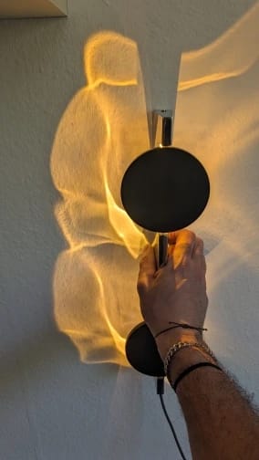 Customer photo review of Applique murale vagues lumineuses
