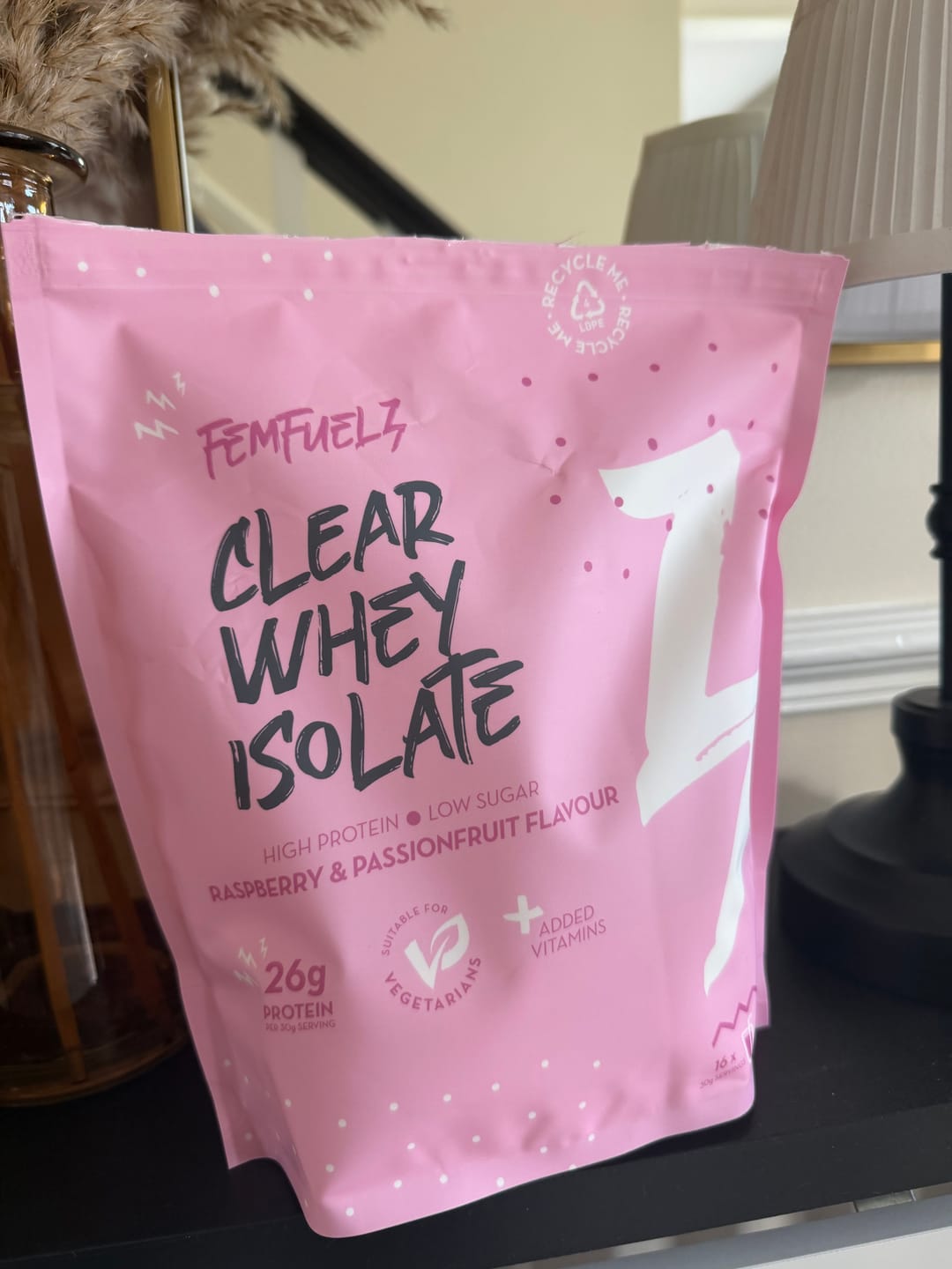 Customer photo review of Clear Whey Isolate Protein
