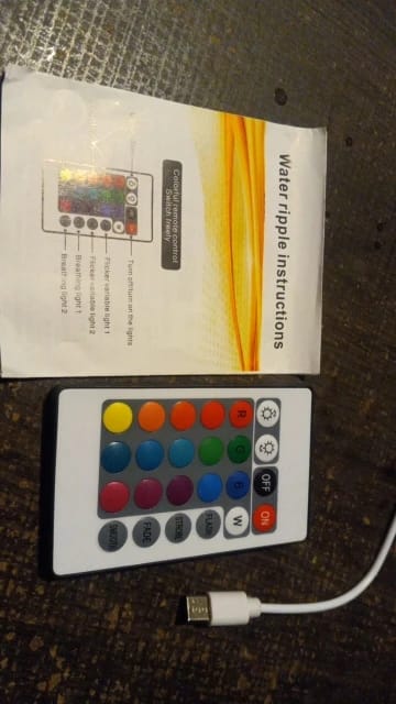 Customer photo review of Cubo de Ondas Luces de Colores