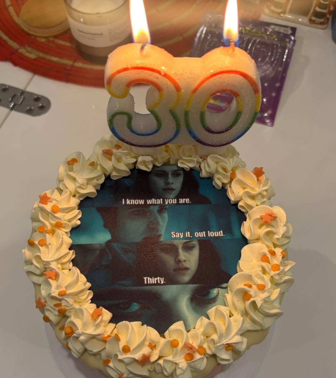 Customer photo review of Edible Image Photo Cake