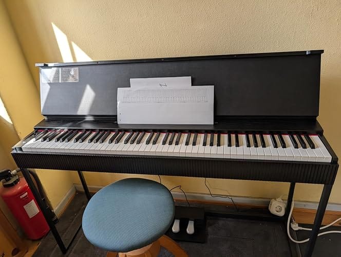 Customer photo review of 【Klavier + Bank gratis】Donner OURA S300 Heimgebrauch Digital Piano