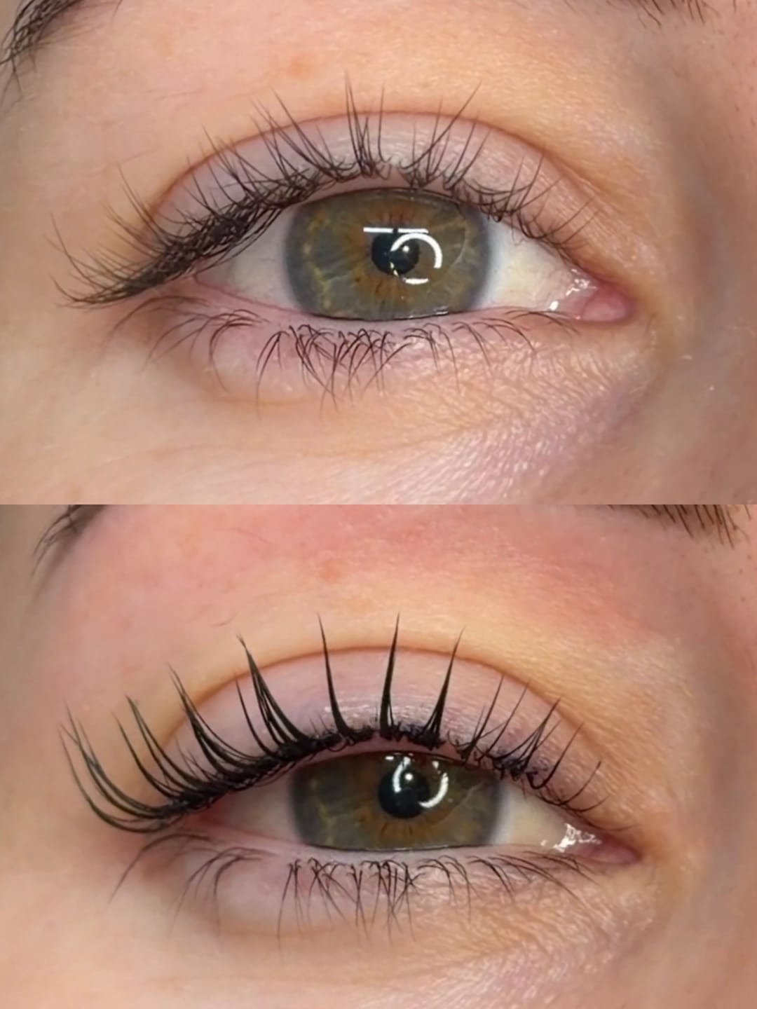 Customer photo review of Pure Care Lash & Brow Lift Pack