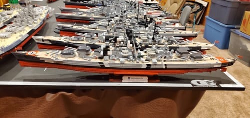 Customer photo review of COBI Battleship Bismarck: Set #4860